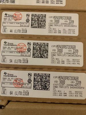 Qualität  MSP430FR5720IRGER  New And Original  VQFN24  Integrated Circuit Fabrik