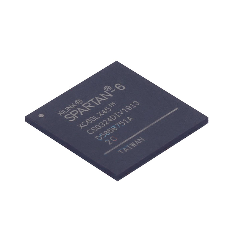 Neue und ursprüngliche 484-BGA programmierbare integrierte Schaltung Komponenten des Chips XC6SLX45-2CSG324C IC