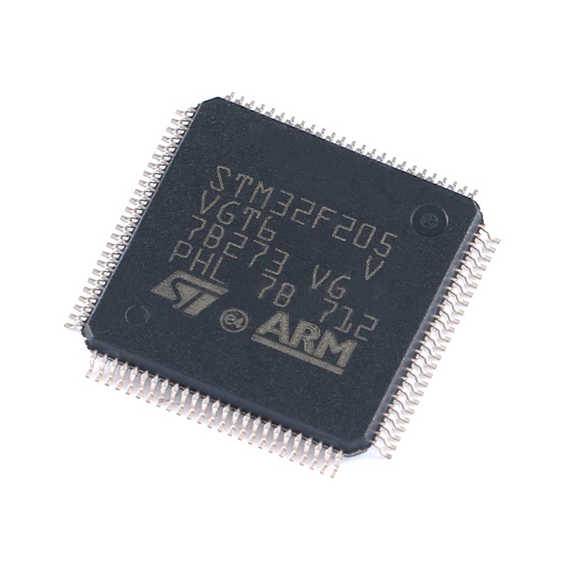 Der auf Lager im programmierbaren IC Chip STM32F205VGT6 Mikroregler ICs MCU 32BIT 1MB BLITZES 100LQFP integrierten Schaltungen
