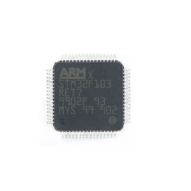 Chip im auf Lager STM32F103RET7 der integrierten Schaltungen IC BLITZES 64LQFP Mikroregler ICs MCU 32BIT 512KB