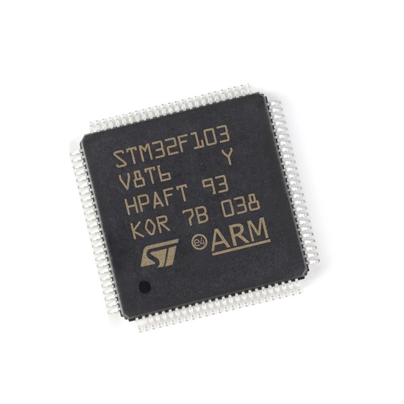 Chip im auf Lager STM32F103V8T6 der integrierten Schaltungen IC BLITZES 100LQFP Mikroregler ICs MCU 32BIT 64KB