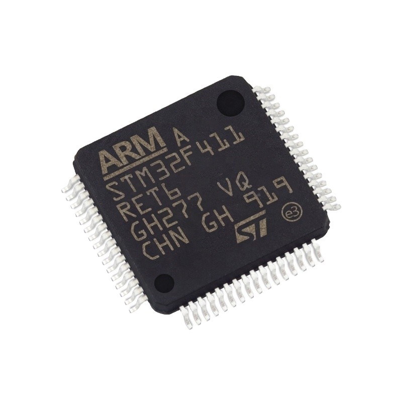 Chip im auf Lager STM32F411RET6 der integrierten Schaltungen IC BLITZES 64LQFP Mikroregler ICs MCU 32BIT 512KB