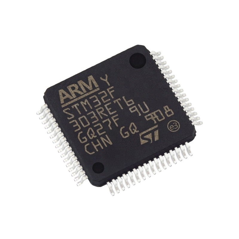 Chip im auf Lager STM32F303RET6 der integrierten Schaltungen IC BLITZES 64LQFP Mikroregler ICs MCU 32BIT 512KB