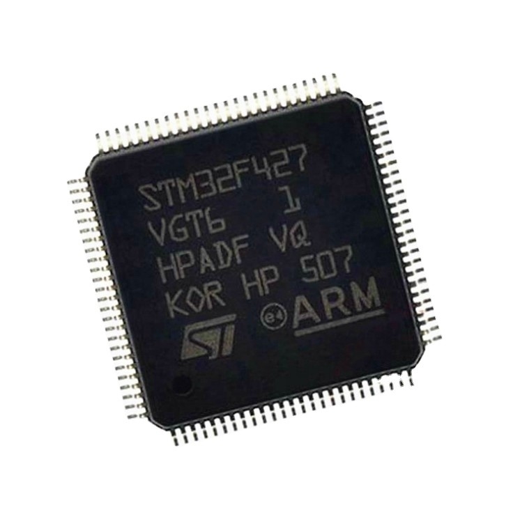 In ursprünglichem Mikroregler ICs MCU STM32F427VGT6 32-Bit--STM32f ARM Cortex-M4 RISC 512kB grellem 100-Pin LQFP Chip auf Lager