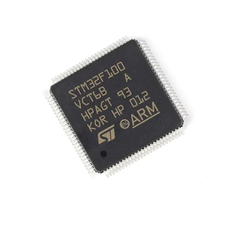 Chip im auf Lager STM32F100VCT6B der integrierten Schaltungen IC BLITZES 100LQFP Mikroregler ICs MCU 32BIT 256KB