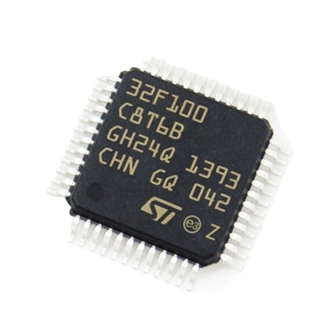 Chip im auf Lager STM32F100VCT6B der integrierten Schaltungen IC BLITZES 100LQFP Mikroregler ICs MCU 32BIT 256KB