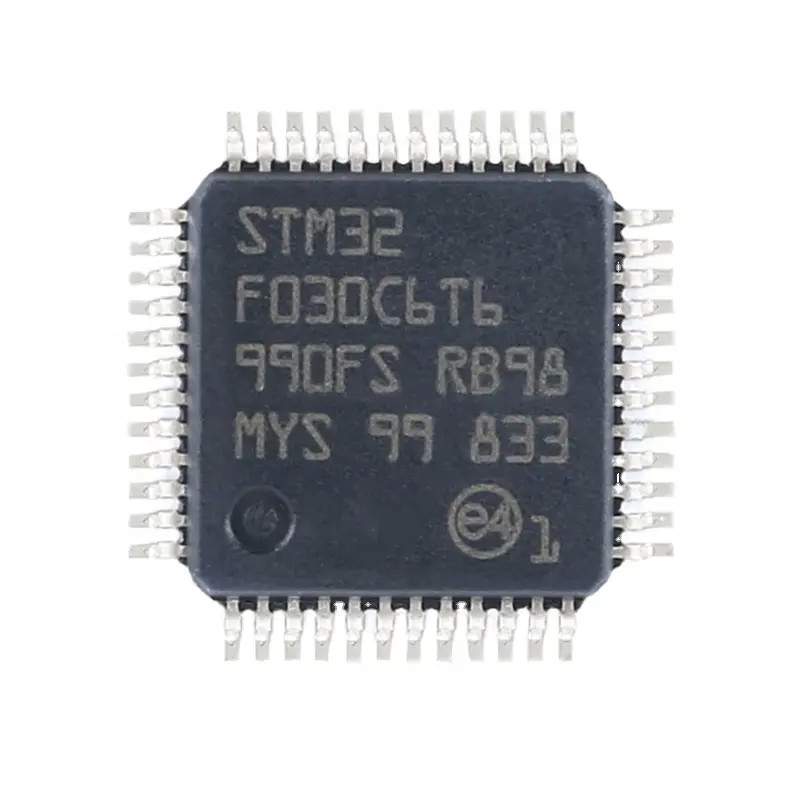 In BLITZ 48LQFP Mikroregler ICs MCU 32BIT 32KB elektronischen componants integrierten Schaltungen auf Lager bricht BGA STM32F030C6T6 ab