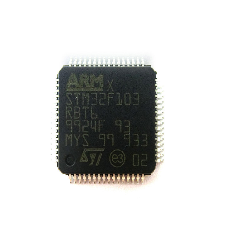 32-Bit--greller 2.5v/3.3v 64 Stift M3 Risc 128kb Arm Stm32f1 STM32F103RBT6 Mcu Lqfp IC