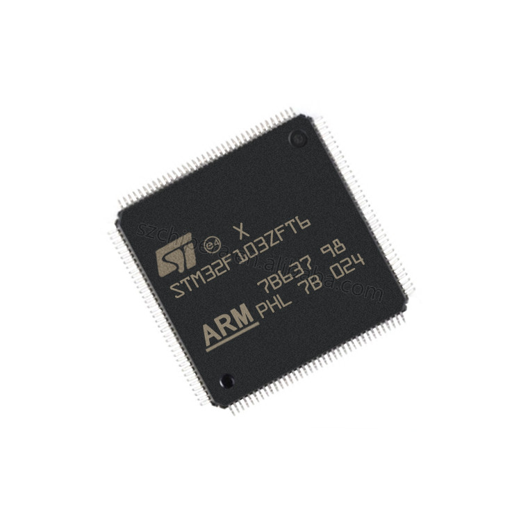 Neues und ursprüngliches IC BRECHEN Rinde STM32F103 M3 32bit Programm-Gedächtnis 768KB 144 LQFP STM32F103ZFT6 CPU 72MHz ab
