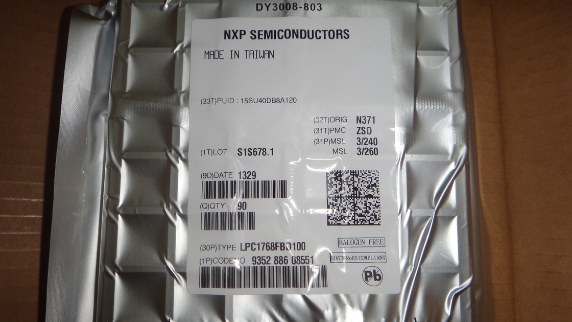 LPC1768FBD100   IC-Mikroregler-nagelneue Vorlage Chip der integrierten Schaltung QFP100 unbenutzt