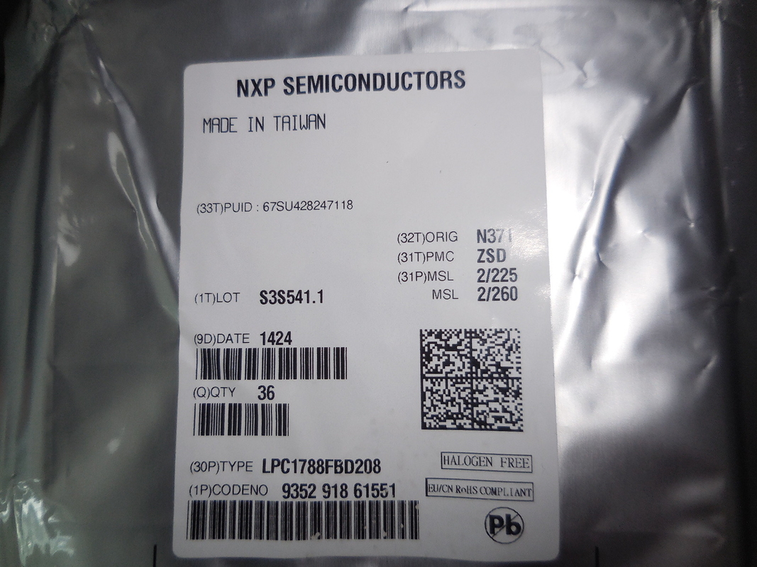 IC-Mikroregler-nagelneue Vorlage Chip integrierter Schaltung LPC1788FBD208 QFP208 unbenutzt